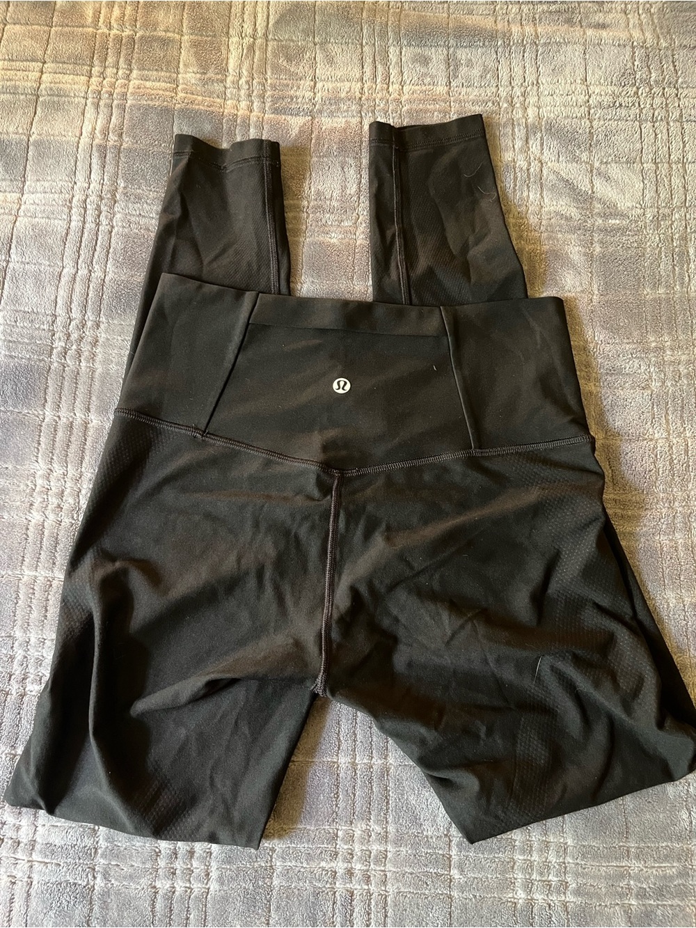 lululemon athletica Black High-Rise Leggings with Logo